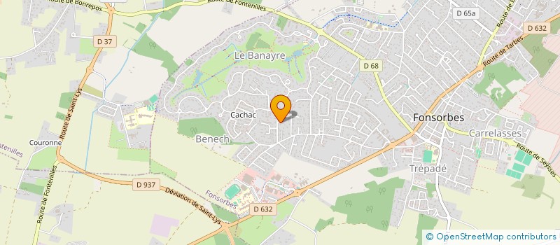 localisation de l'entreprise CELEST'O  FONSORBES