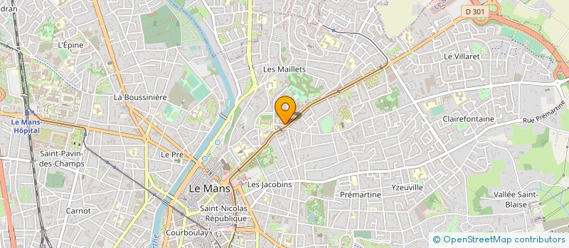 localisation de l'entreprise CELEST VIDEO LE MANS à LE MANS