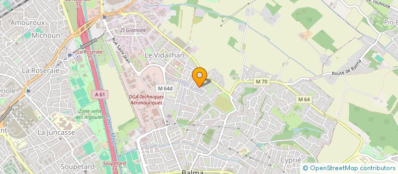 localisation de l'entreprise CELESTAL HOLDING  BALMA