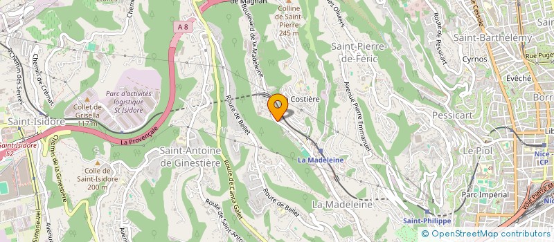 localisation de l'entreprise CELESTARA HOLDING à NICE