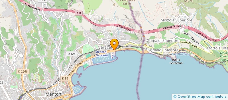 localisation de l'entreprise CELESTE 1 à MENTON