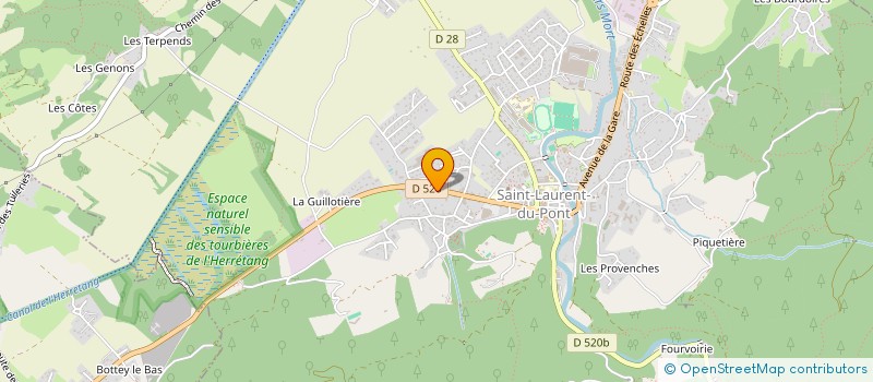 localisation de l'entreprise CELESTE  SAINT-LAURENT-DU-PONT