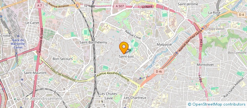 localisation de l'entreprise CELESTE à MARSEILLE
