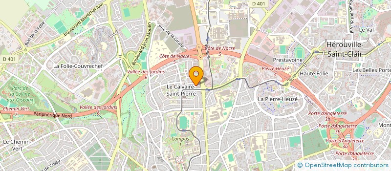 localisation de l'entreprise CELESTE à CAEN