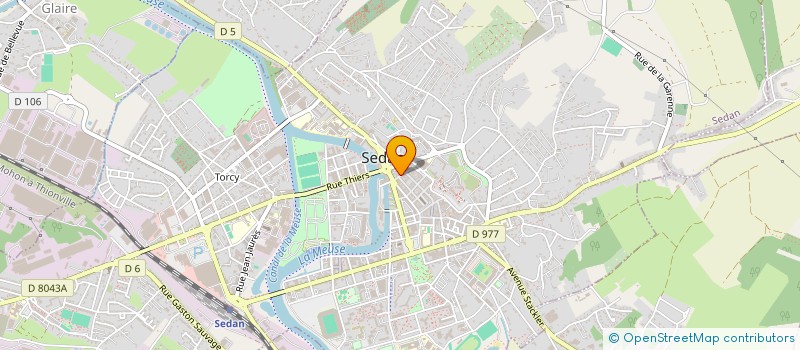 localisation de l'entreprise CELESTE à SEDAN