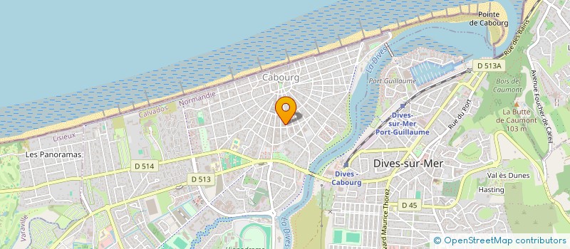 localisation de l'entreprise CELESTE  CABOURG