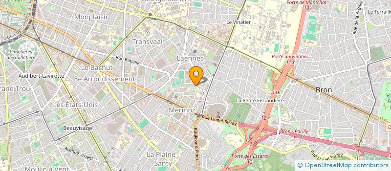 localisation de l'entreprise CELESTE AUTOS à LYON