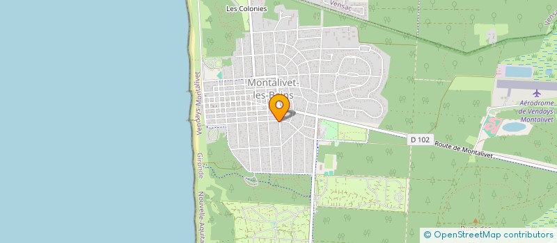 localisation de l'entreprise CELESTE CANNES  VENDAYS-MONTALIVET