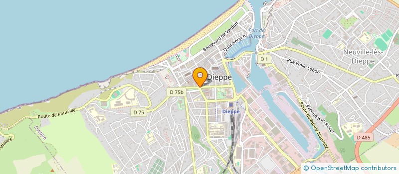localisation de l'entreprise CELESTE DUBRAY-VAUTRIN KINESITHERAPEUTES à DIEPPE