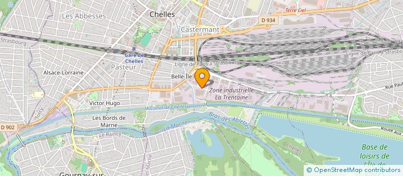 localisation de l'entreprise CELESTE ENERGIES à CHELLES