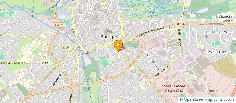 localisation de l'entreprise CELESTE ET ETIENNE  BOURGES