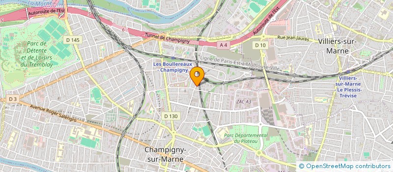 localisation de l'entreprise CELESTE GIULIA  CHAMPIGNY-SUR-MARNE