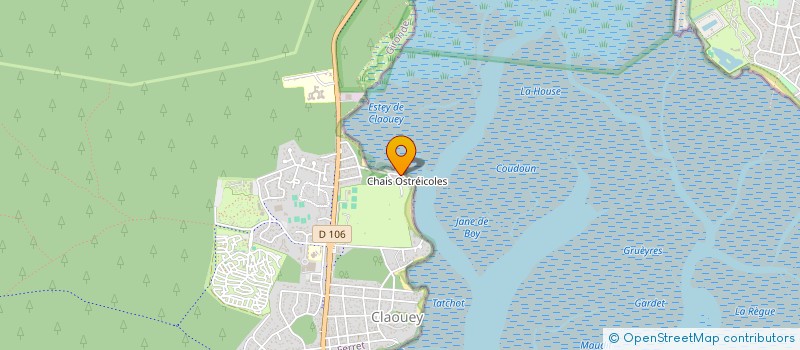 localisation de l'entreprise CELESTE OCEAN  LEGE-CAP-FERRET