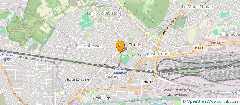 localisation de l'entreprise CELESTE SOLARIS à CHELLES