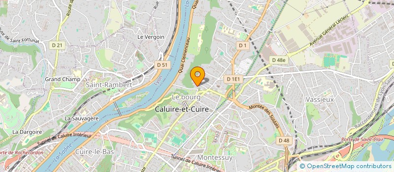 localisation de l'entreprise CELESTE VENTURES à CALUIRE-ET-CUIRE