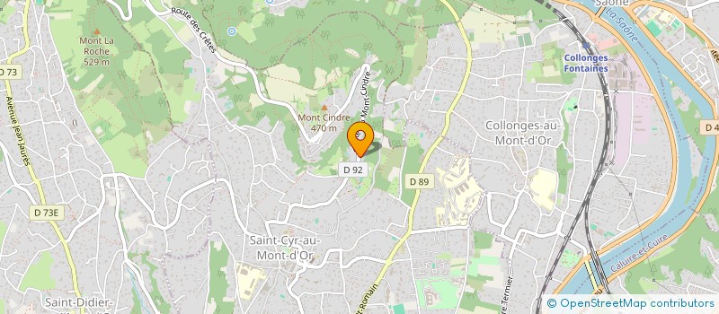 localisation de l'entreprise CELESTEPHIL  SAINT-CYR-AU-MONT-D'OR