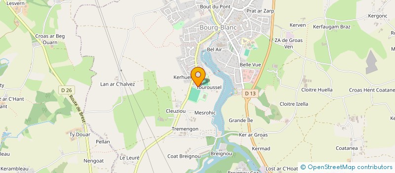 localisation de l'entreprise CELESTIA  BOURG-BLANC