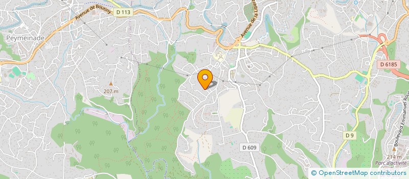 localisation de l'entreprise CELESTIEL à GRASSE