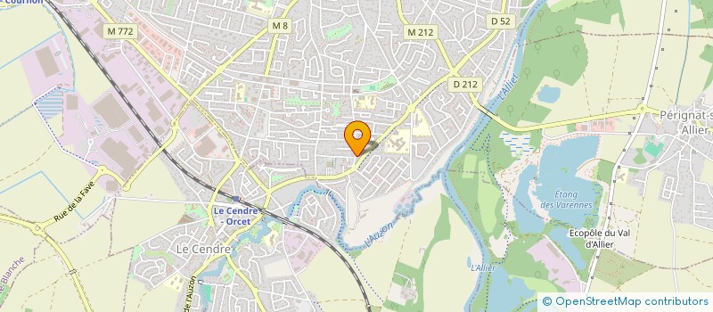 localisation de l'entreprise CELESTIMMO  COURNON-D'AUVERGNE