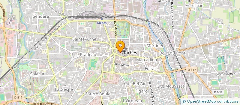 localisation de l'entreprise CELESTIN ATCHEHOUN CORP'  TARBES