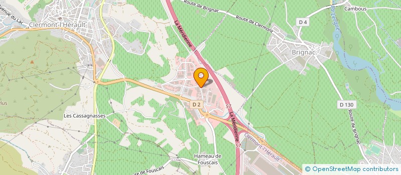 localisation de l'entreprise CELESTIN MATERIAUX à CLERMONT-L'HERAULT