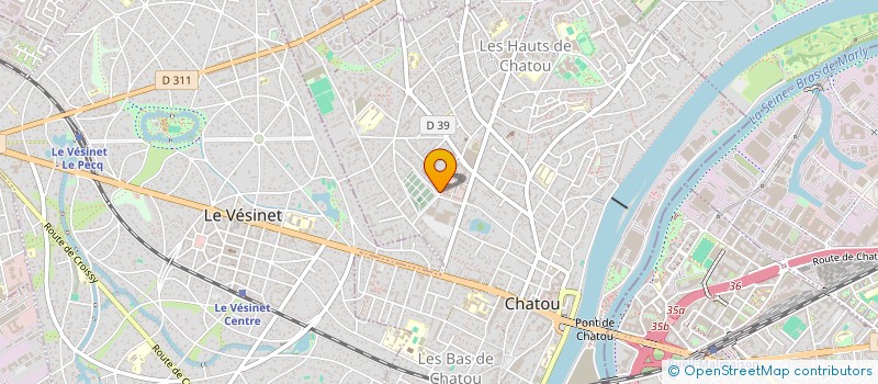 localisation de l'entreprise CELESTINE  CHATOU