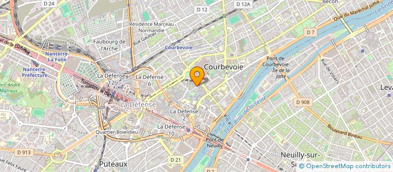 localisation de l'entreprise CELESTINE PRODUCTIONS à COURBEVOIE