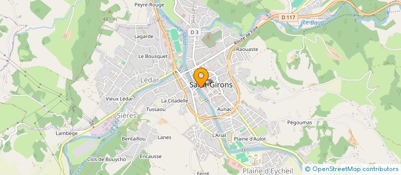 localisation de l'entreprise CELESTINENAT à SAINT-GIRONS