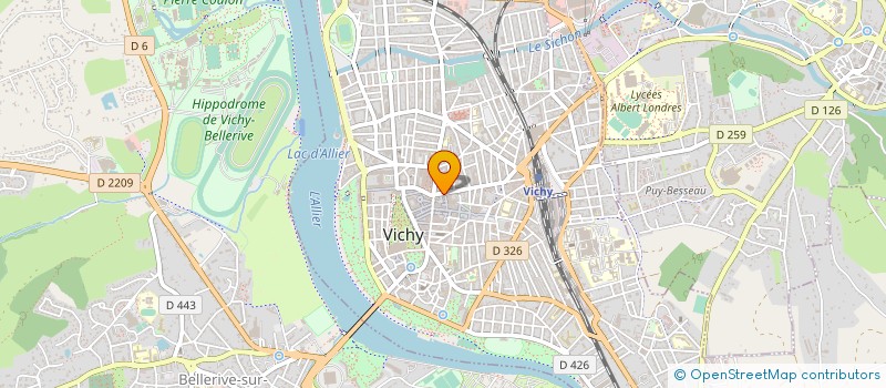 localisation de l'entreprise CELESTINS IMMOBILIER à VICHY