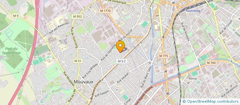 localisation de l'entreprise CELESTO  MOUVAUX