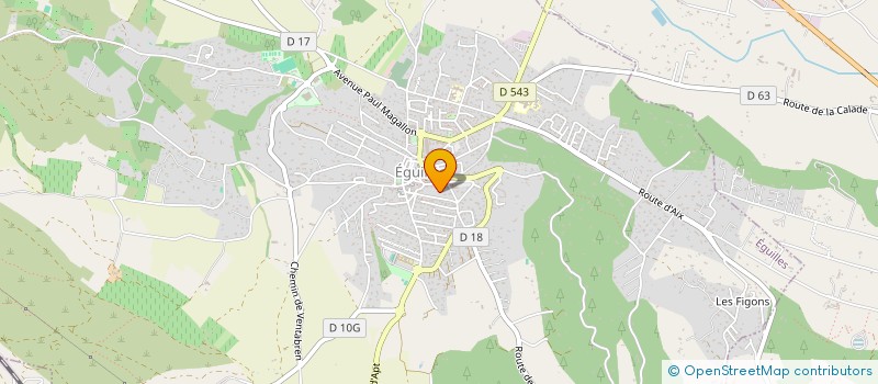 localisation de l'entreprise CELESTOLIVE  EGUILLES