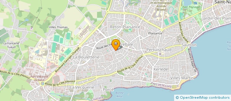 localisation de l'entreprise CELESTORIA STUDIOS  SAINT-NAZAIRE