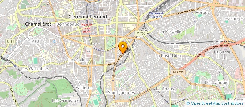 localisation de l'entreprise CELESTYS SARL  CLERMONT-FERRAND