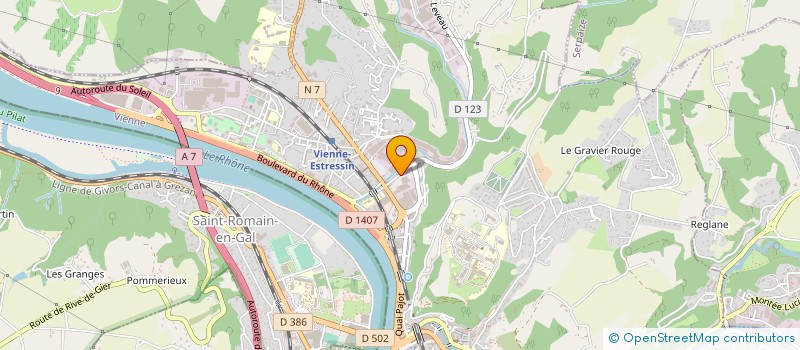 localisation de l'entreprise CELETTE SA à VIENNE