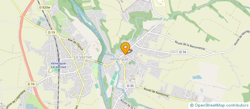 localisation de l'entreprise CELFLO à VENERQUE