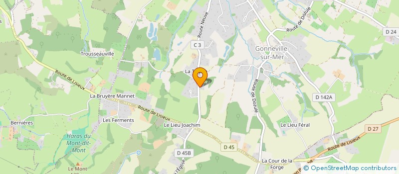 localisation de l'entreprise CELG CONCEPT  GONNEVILLE-SUR-MER