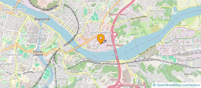localisation de l'entreprise CELHABE à BAYONNE