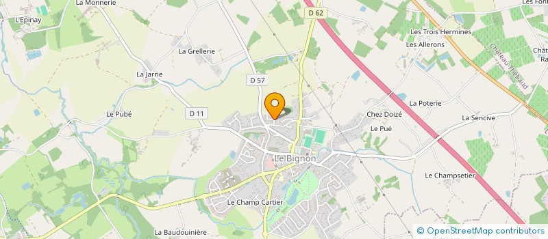 localisation de l'entreprise CELHBLVS  LE BIGNON