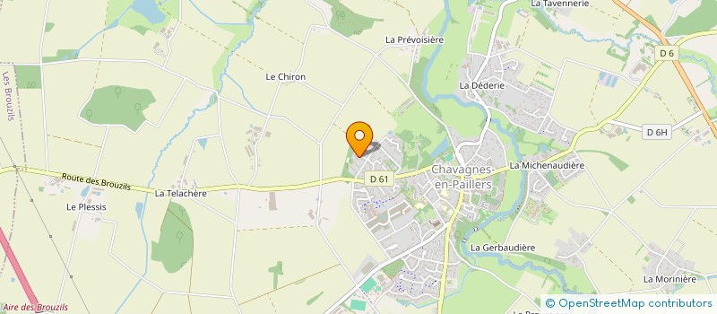 localisation de l'entreprise CELI à CHAVAGNES-EN-PAILLERS