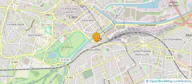 localisation de l'entreprise CELI TERR'ALEMENT VOUS à CAEN