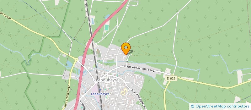 localisation de l'entreprise CELIA  LABOUHEYRE