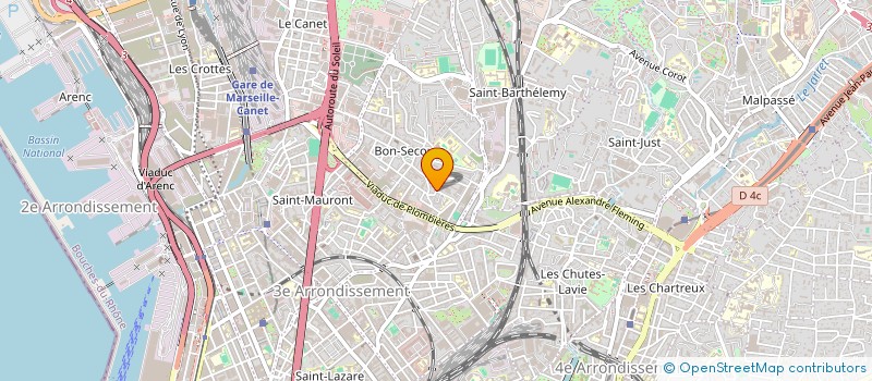 localisation de l'entreprise CELIA à MARSEILLE