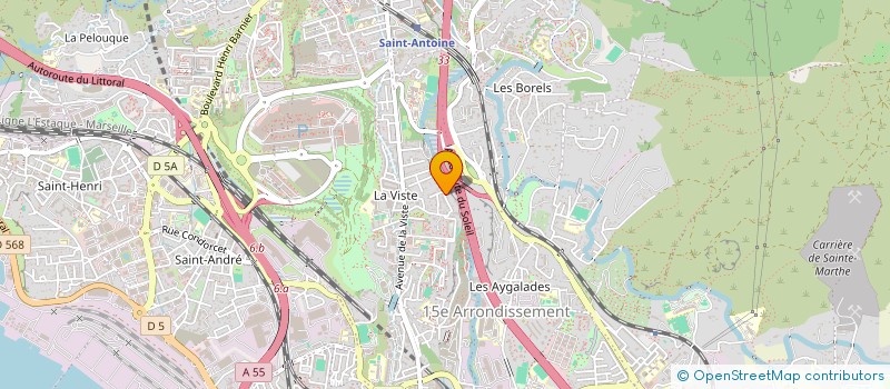 localisation de l'entreprise CELIA à MARSEILLE
