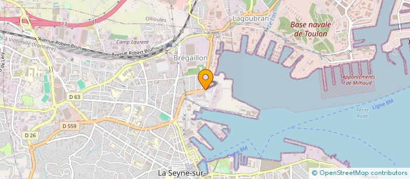 localisation de l'entreprise CELIA CONSTRUCTIONS  LA SEYNE-SUR-MER