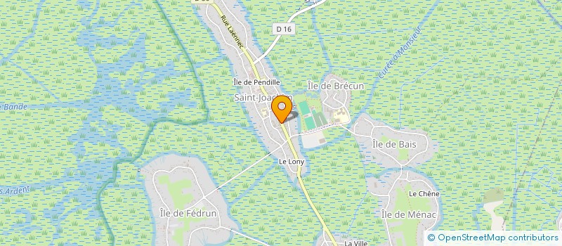 localisation de l'entreprise CELIA DEBE - DRIVER  SAINT-JOACHIM