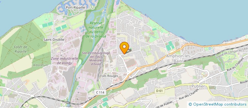 localisation de l'entreprise CELIA IMMO  PUBLIER