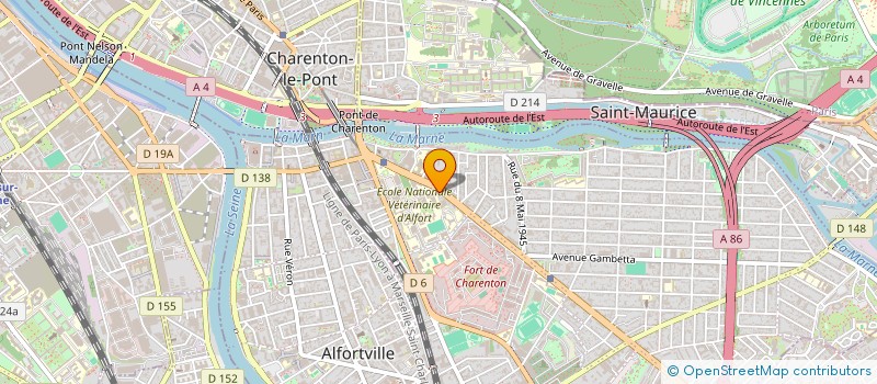 localisation de l'entreprise CELIA JOSE à MAISONS-ALFORT