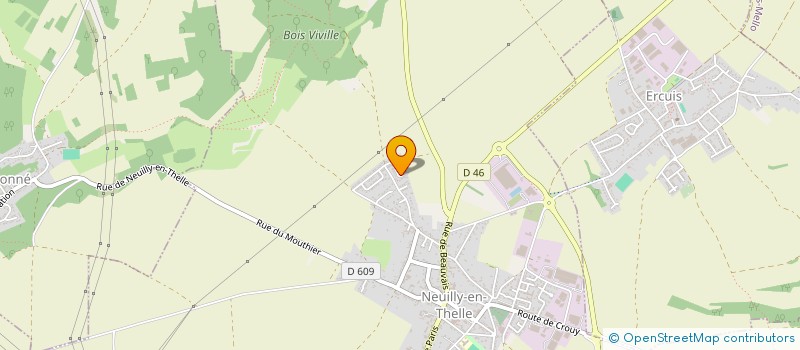 localisation de l'entreprise CELIA MARKET  NEUILLY-EN-THELLE