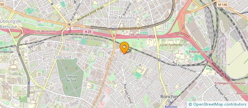 localisation de l'entreprise CELIAM UNIVERS à LILLE