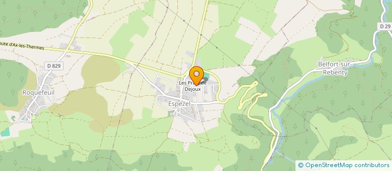 localisation de l'entreprise CELIAN  ESPEZEL